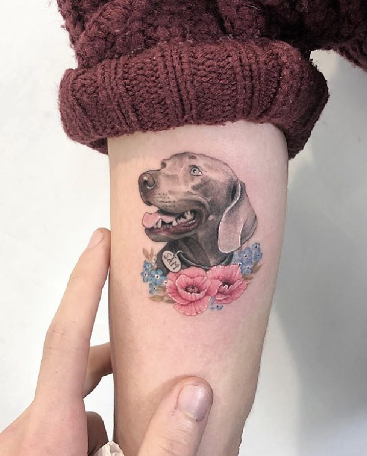 10+ Best Small Dog Tattoos