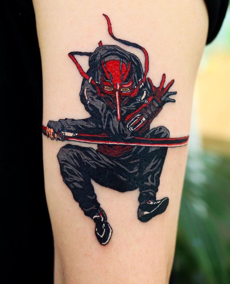 Cyber Ninja Tattoo