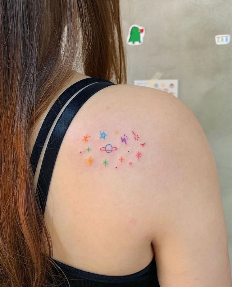 Tiny Symbols Tattoo