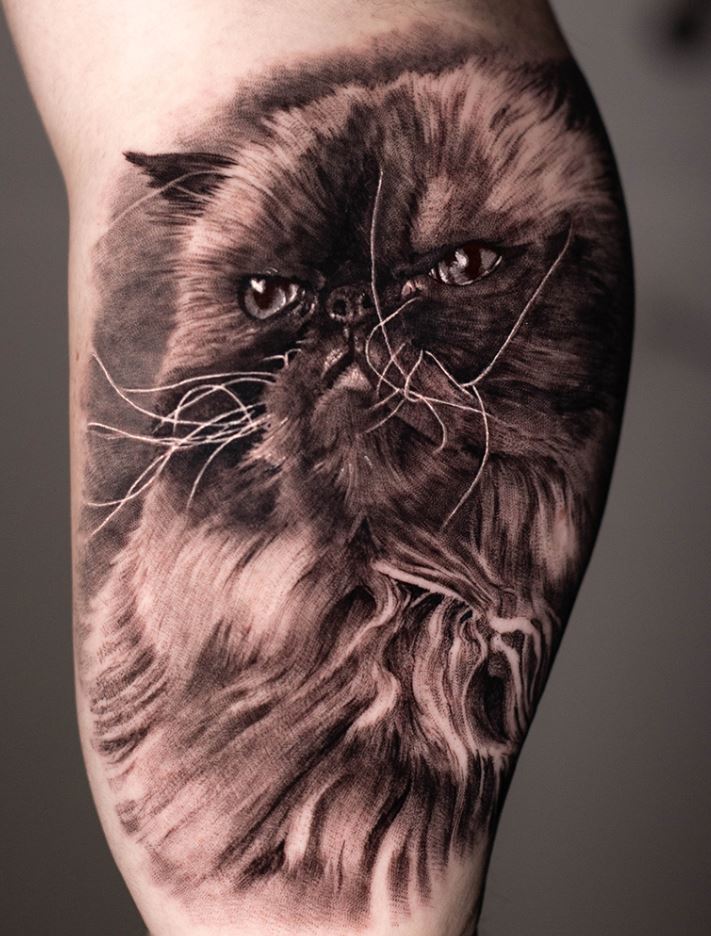 Awesome Cat Tattoo