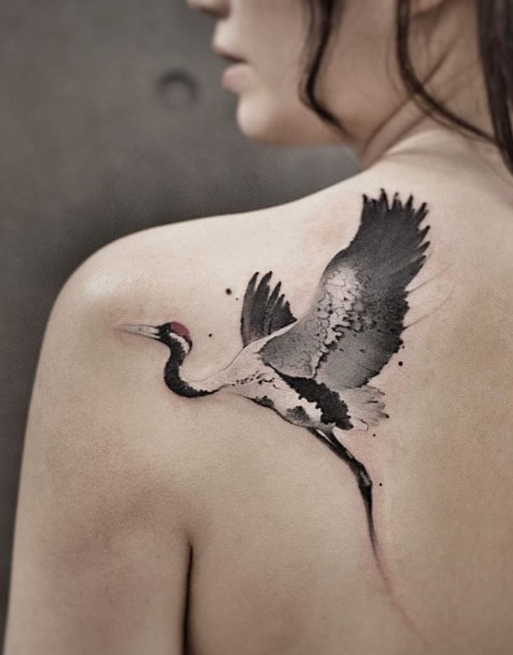 Stork Tattoo