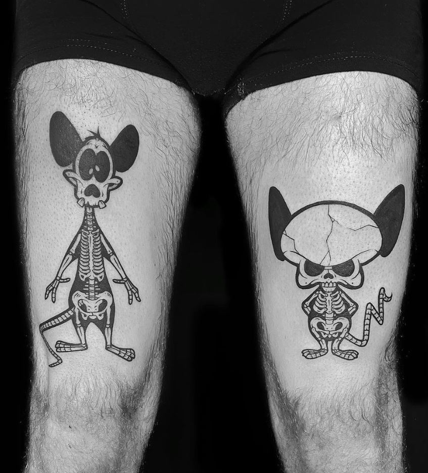 Pinky and the Brain Tattoo