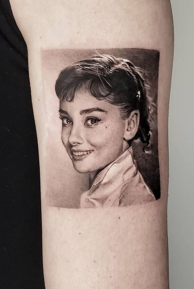 Audrey Hepburn Tattoo