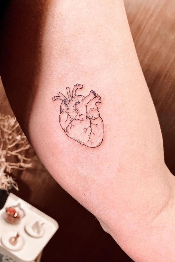Awesome Heart Tattoo