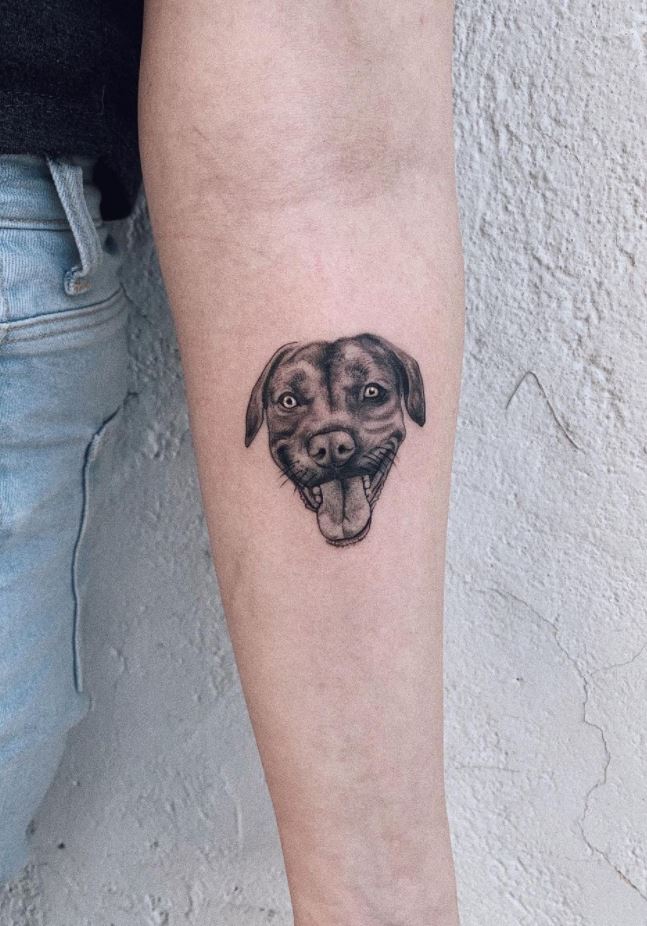 Cute Dog Tattoo