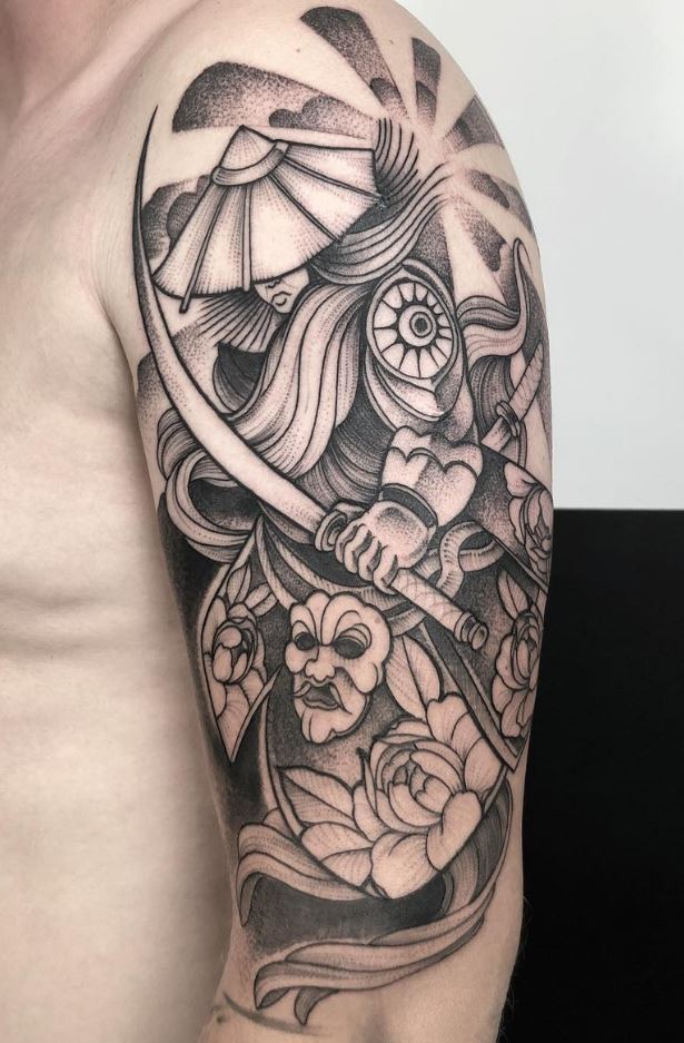 Awesome Samurai Tattoo