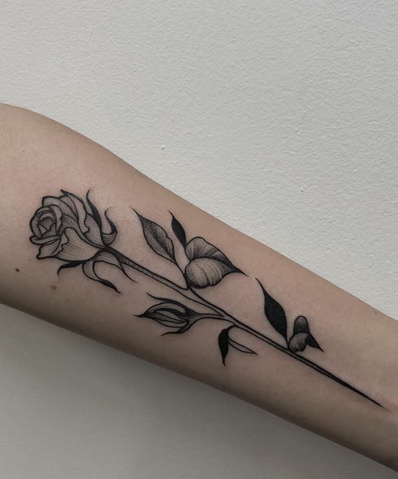Righteous Rose Tattoo