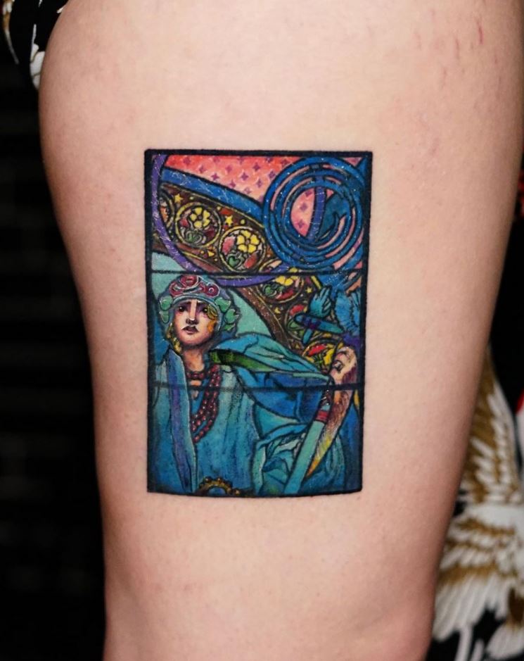 Stained Glass Tattoo