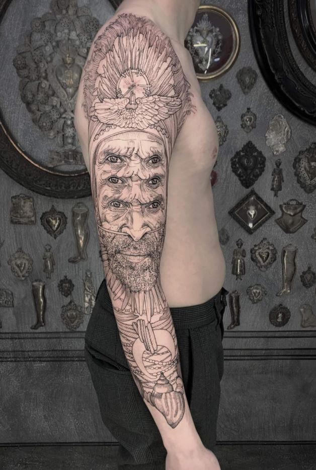 Stunning Sleeve Tattoo