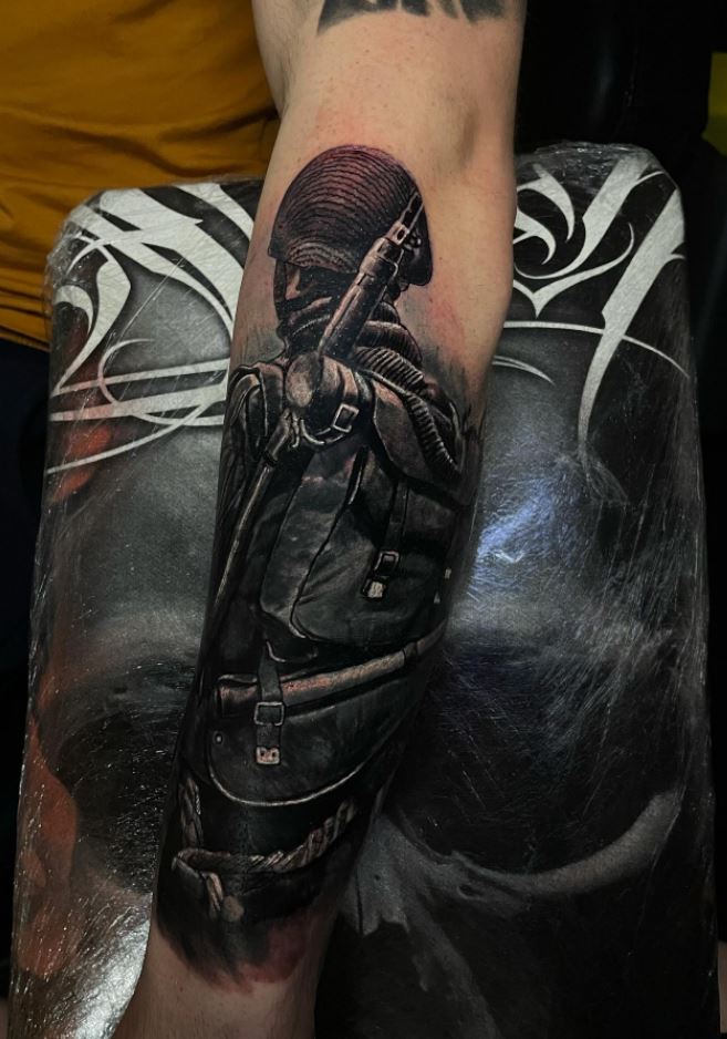 Awesome Soldier Tattoo