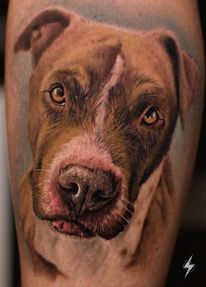 Breathtaking Dog Tattoo