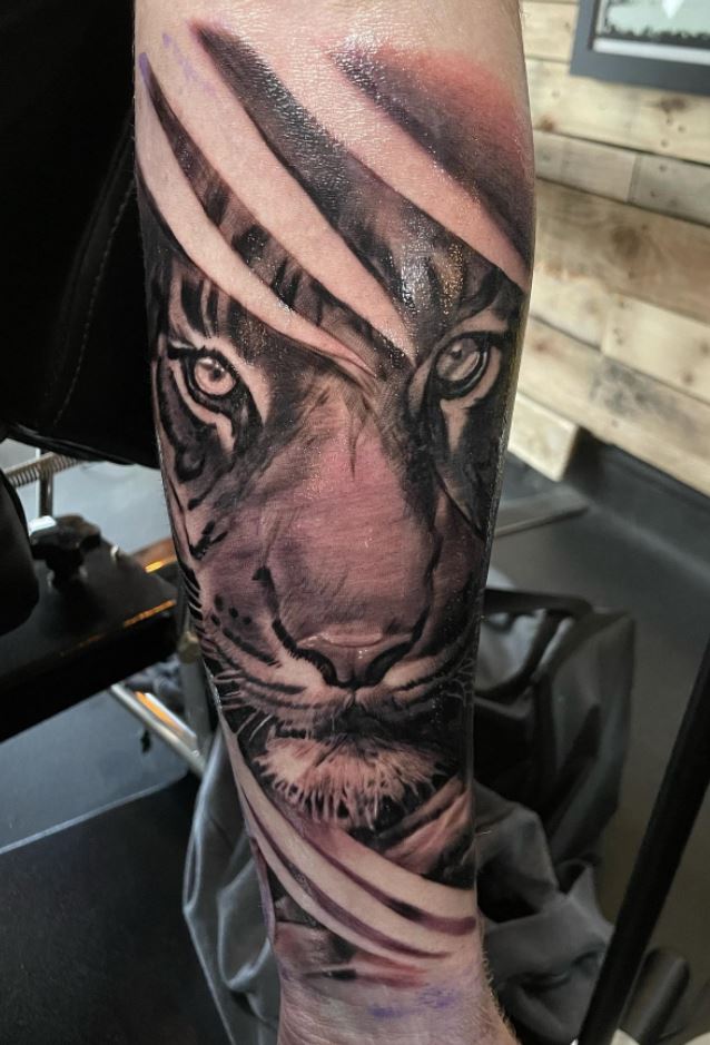Magnificent Lion Tattoo