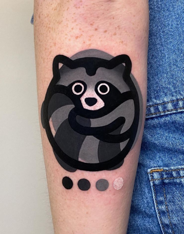 Raccoon Tattoo