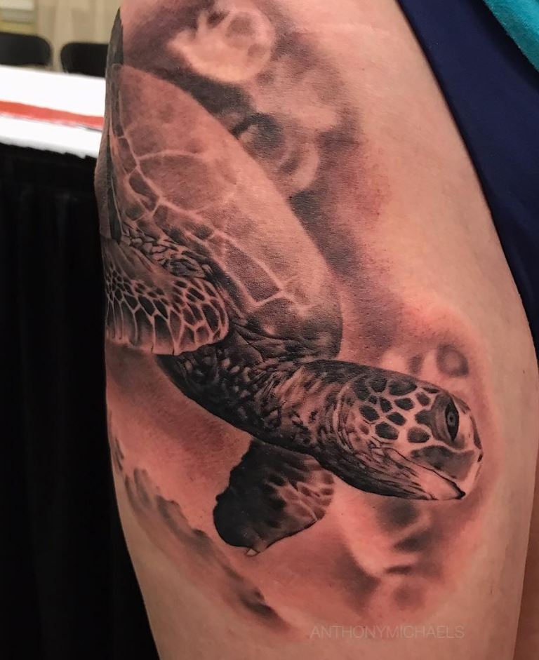 Awesome Turtle Tattoo