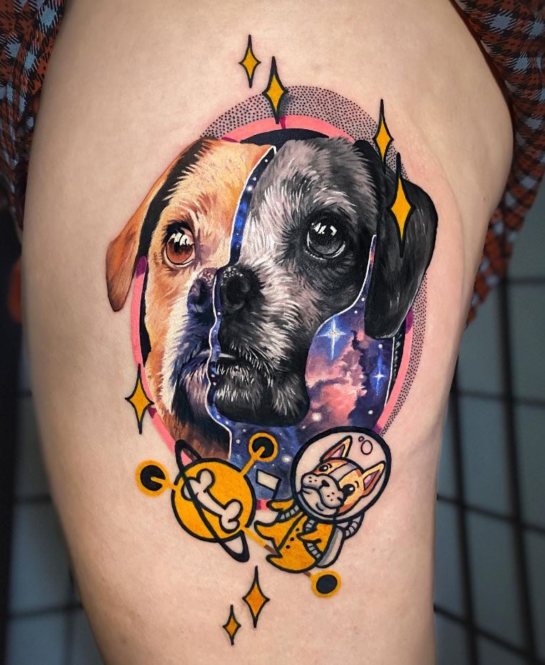 Magnificent Dog Tattoo