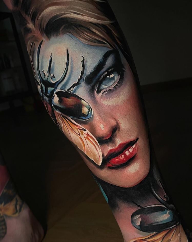 Awesome Portrait Tattoo