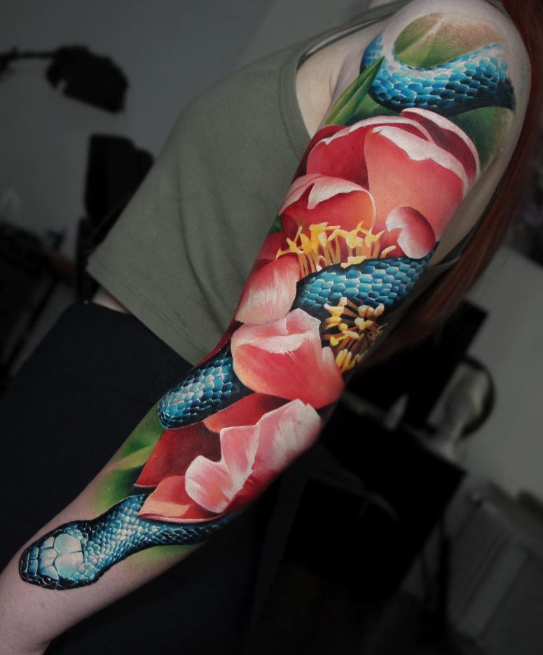 Breathtaking Sleeve Tattoo