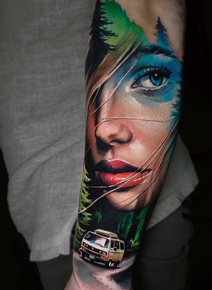 Righteous Portrait Tattoo