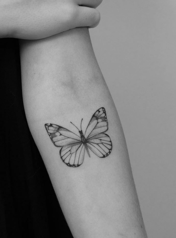 Cute Butterfly Tattoo